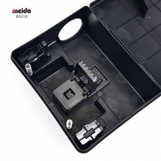Box di controllo dei roditori in plastica eco-friendly per la stazione di esche per topi in Black Power Source-free 2