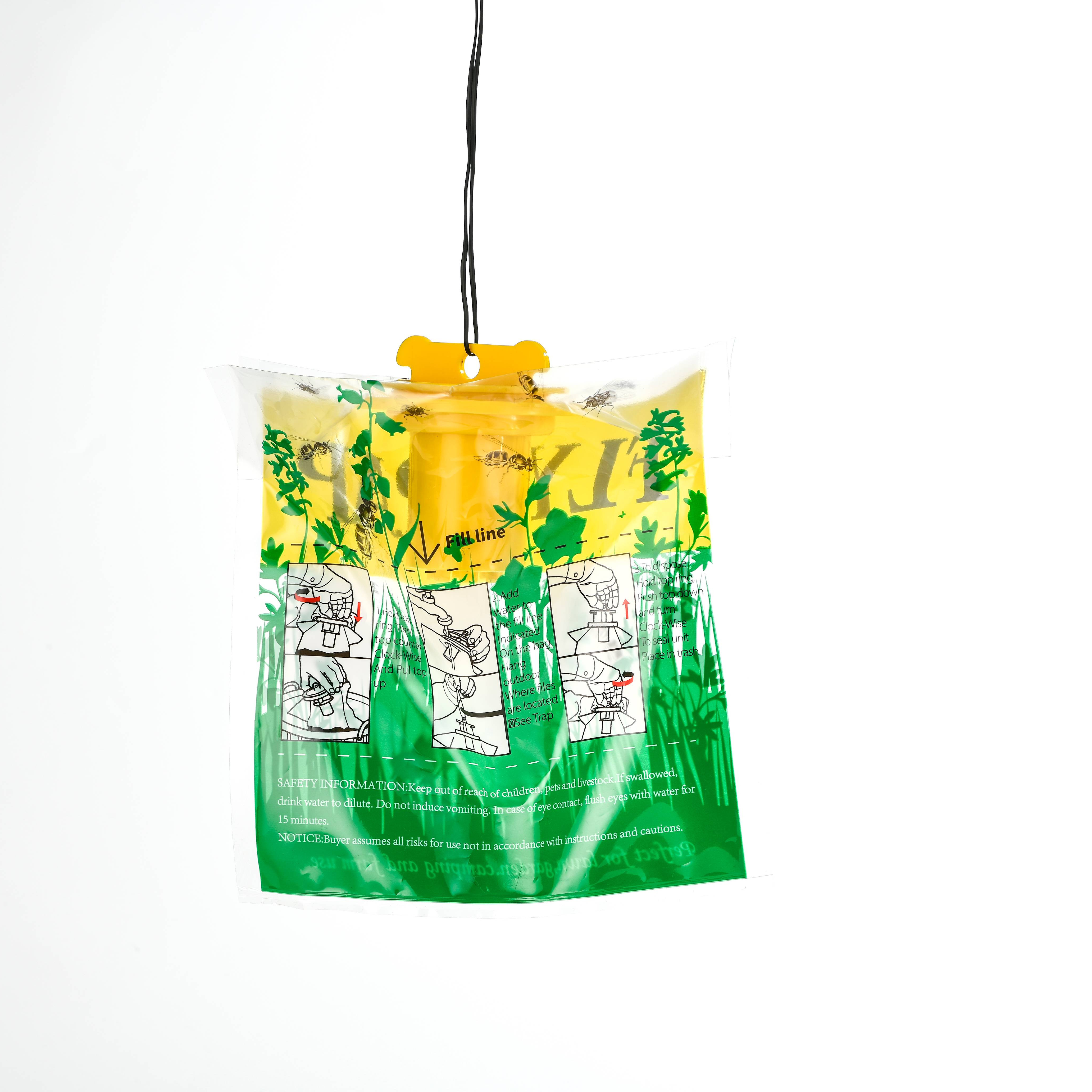 Trappola Per Mosche Ecologica Agricerealtech Fly Trap XL - 22x33 Cm, Cattura Fino A 40.000 Mosche